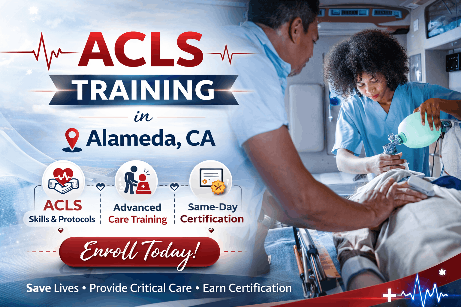 ACLS training in Alameda, CA