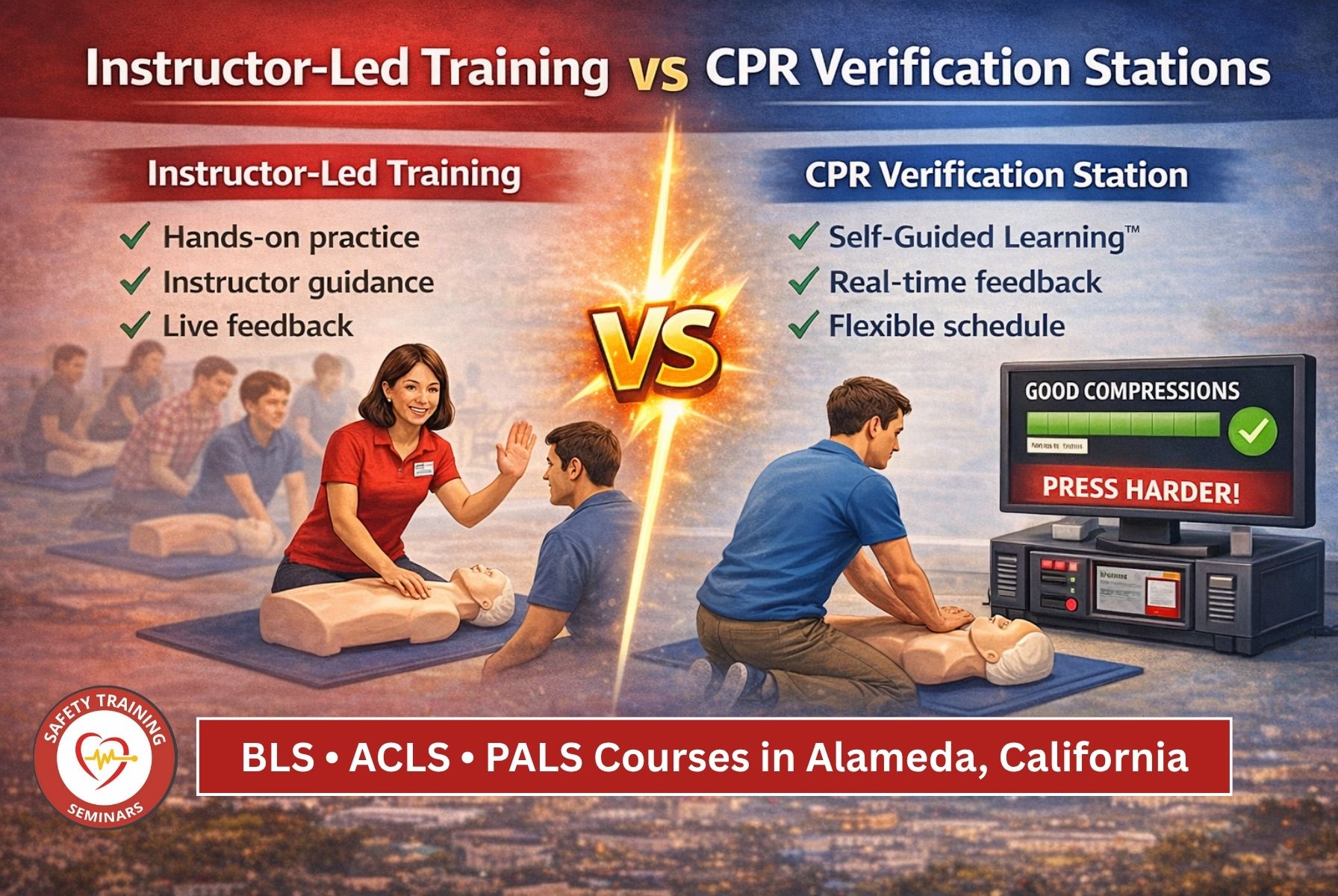 BLS • ACLS • PALS Courses in Alameda, California