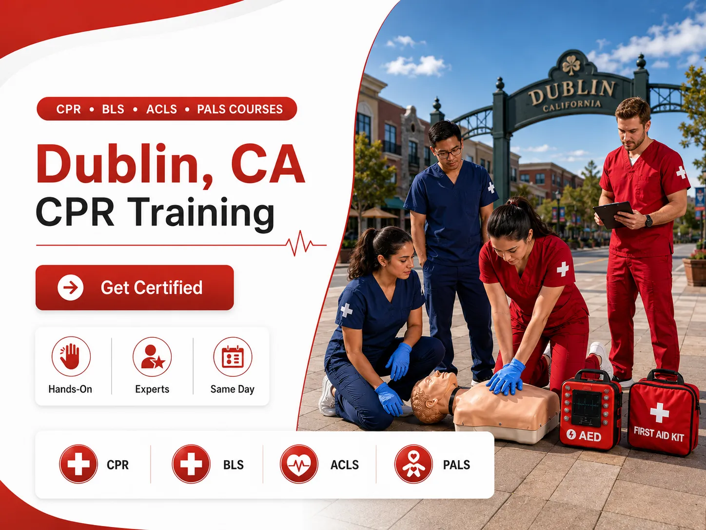 CPR, BLS, ACLS & PALS Courses in Dublin, CA