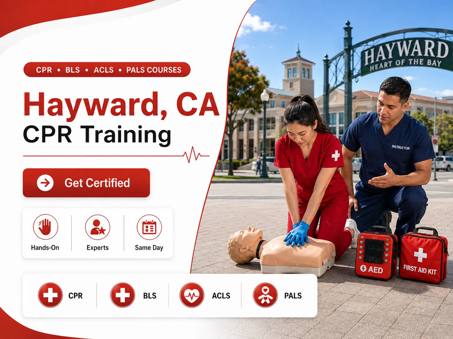 CPR, BLS, ACLS & PALS Courses in Hayward, CA