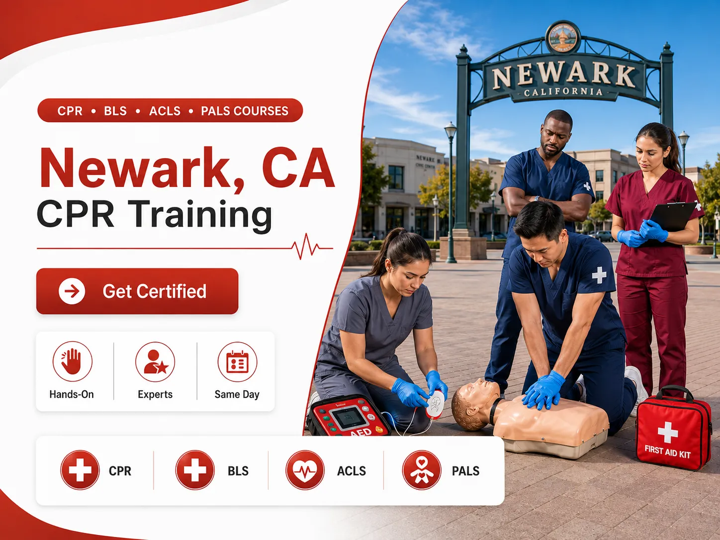 CPR BLS, ACLS & PALS Courses in Newark, CA
