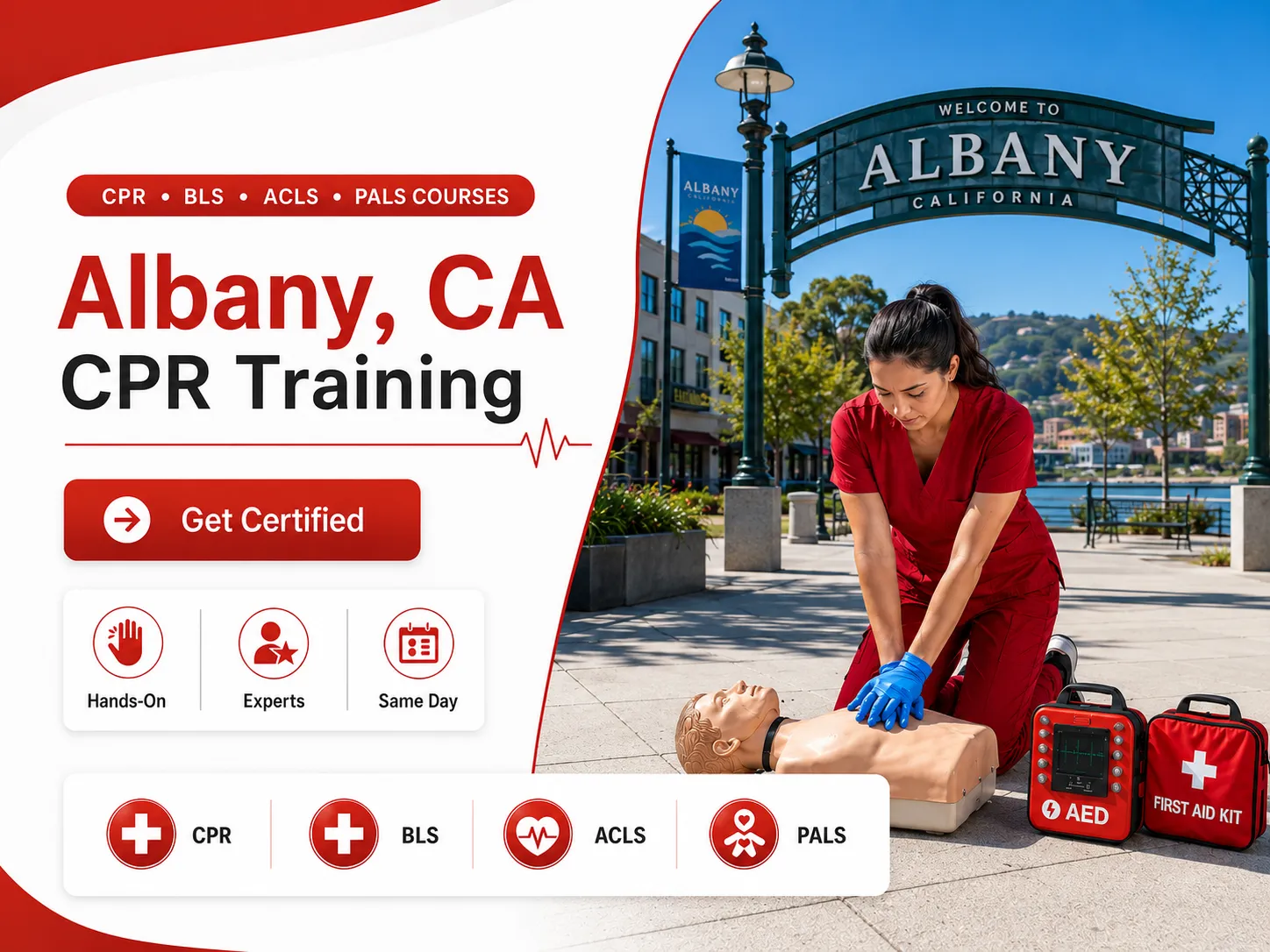 CPR BLS, ACLS & PALS Certification Courses Near Albany, CA