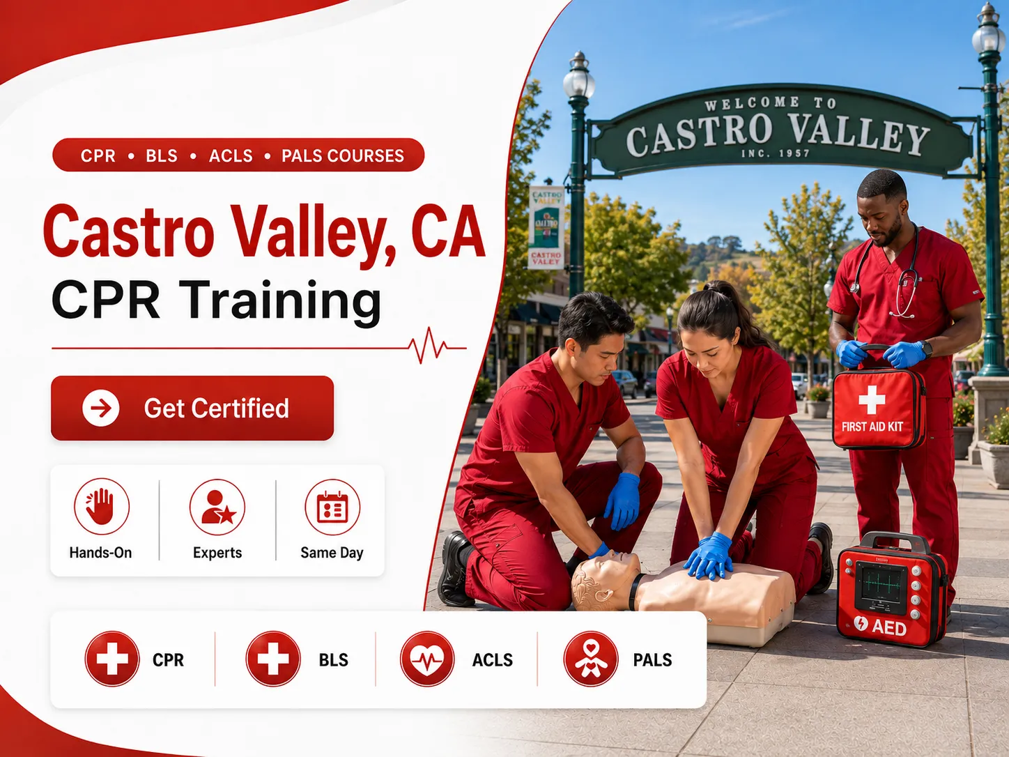 Healthcare provider BLS class in Castro Valley, CA – AHA certified