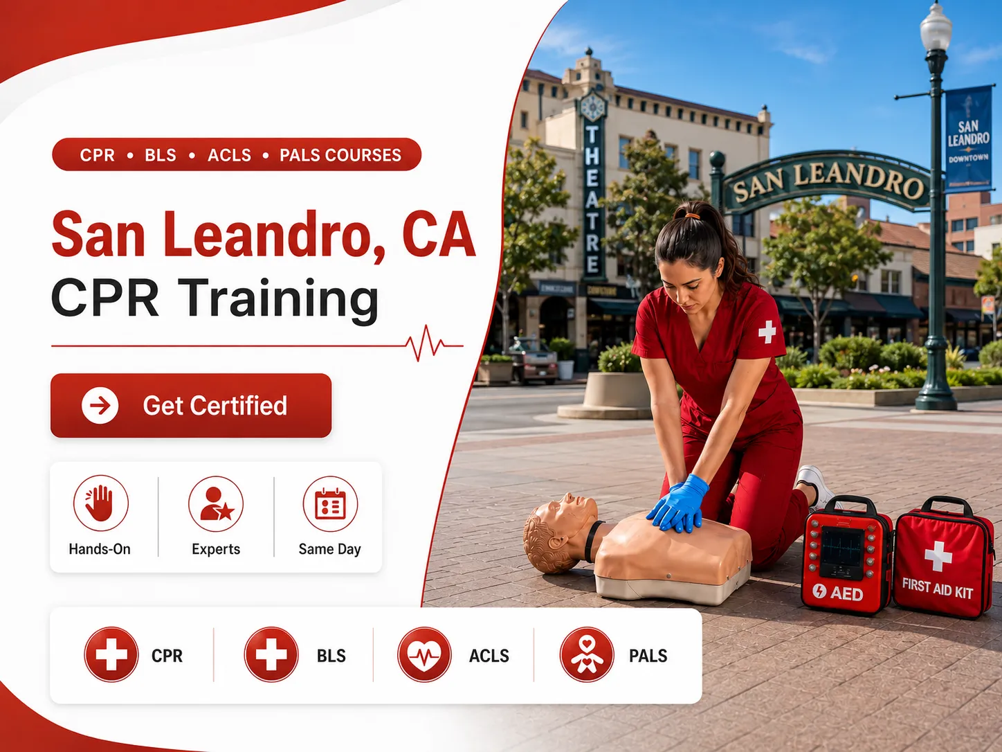 PALS pediatric advanced life support training in San Leandro, CA